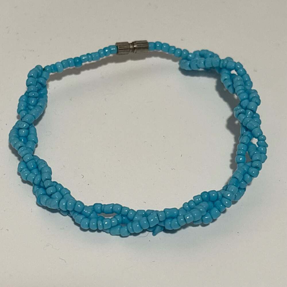 Vintage Tribal Turquoise Beaded Bracelet